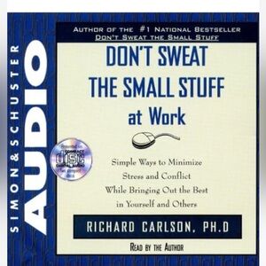 “Don't Sweat the Small Stuff at Work” by Richard Carlson, audio book on 2 CDs